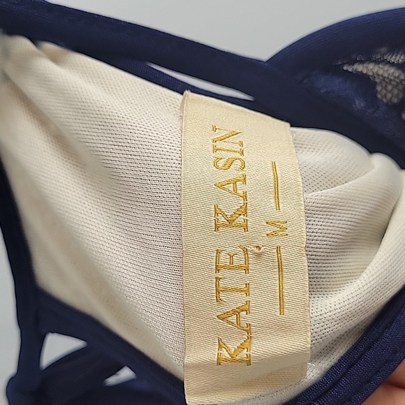 Elegant Navy Lace Dress - Picture 8 of 8